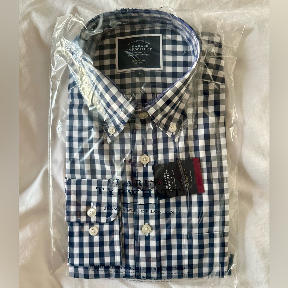 Charles Tyrwhitt Classic Fit Checkered Men's Shirt